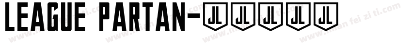 League partan字体转换